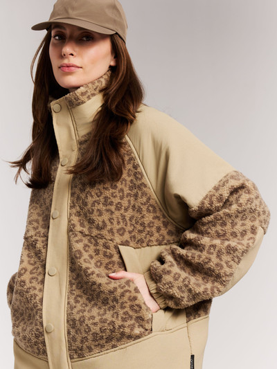 PRTElisan Leopard teddy outdoor jacket