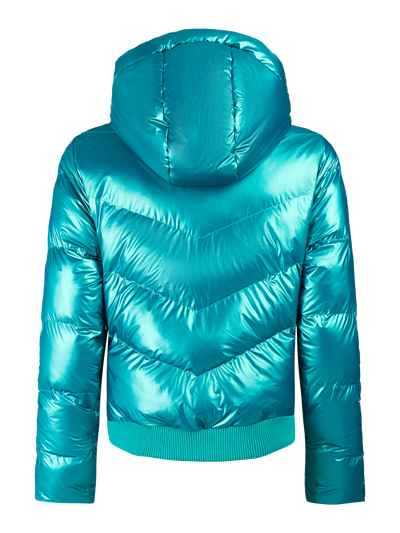 PRTJolan Metallic puffer ski jacket