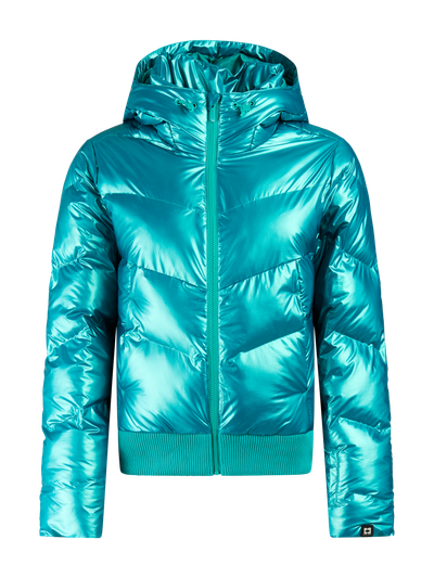 PRTJolan Metallic puffer ski jacket