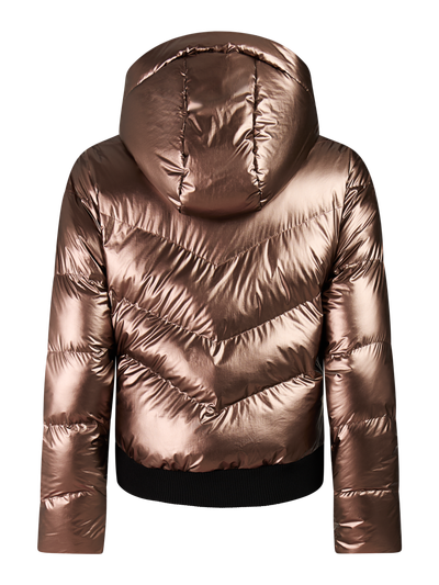 PRTJolan Metallic puffer ski jacket