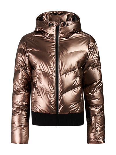 PRTJolan Metallic puffer ski jacket
