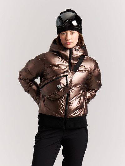 PRTJolan Metallic puffer ski jacket