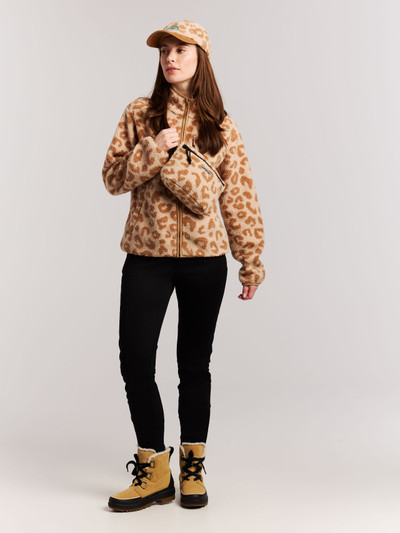 PRTWiba Leopard outdoor fleece zip up