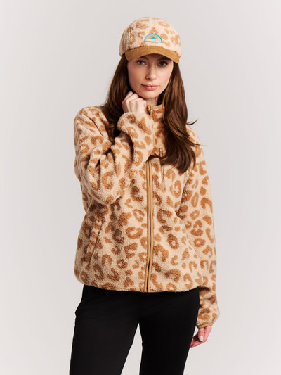 PRTWiba Leopard outdoor fleece zip up