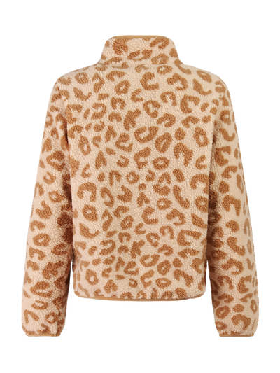 PRTWiba Leopard outdoor fleece zip up