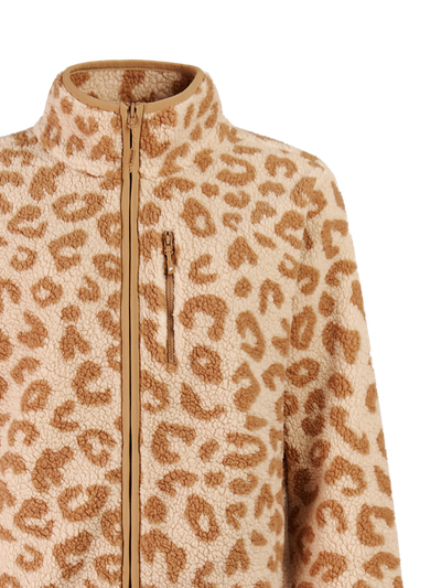 PRTWiba Leopard outdoor fleece zip up