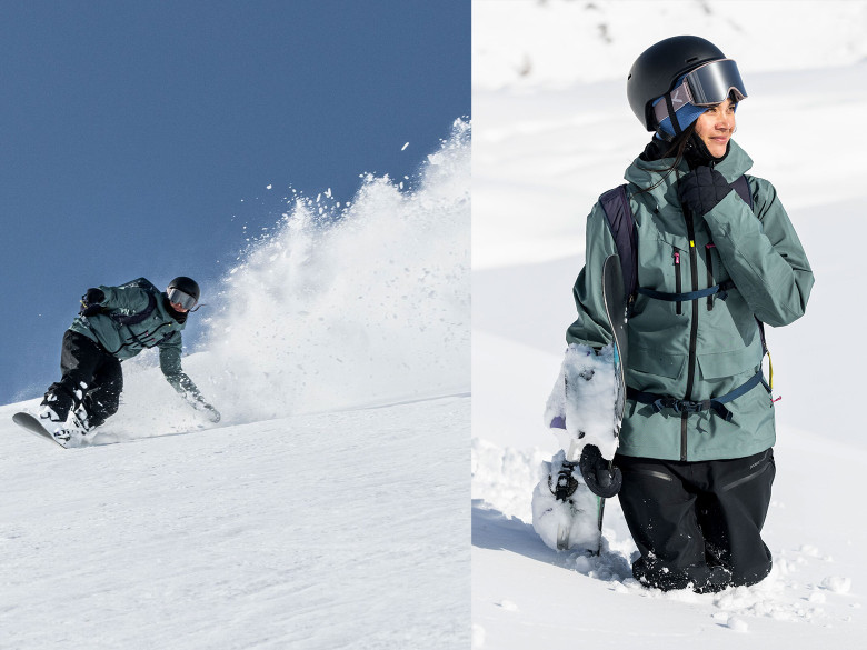 Dames shell ski jas 2