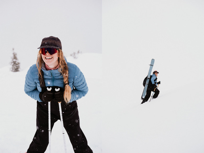 Dames shell ski jas