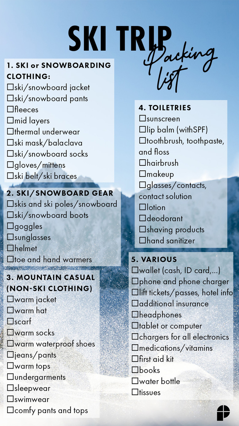 Pack list DESK