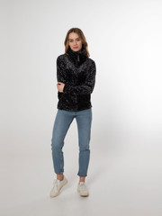 PRTPACO Leopard fleece zip up