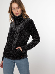 PRTPACO Leopard fleece zip up