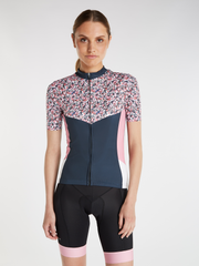 PRTCACAO Floral cycling shirt short sleeve