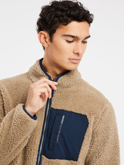 PRTTAVE Teddy Fleece zip up