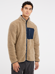 PRTTAVE Teddy Fleece zip up