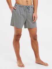 PRTMANAMA Striped short swim shorts