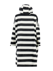PRTLaugh Striped outdoor rain poncho