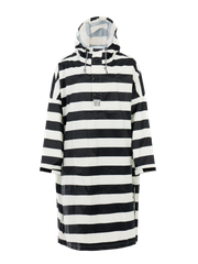PRTLaugh Striped outdoor rain poncho