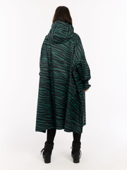 PRTLaugh Tiger outdoor rain poncho