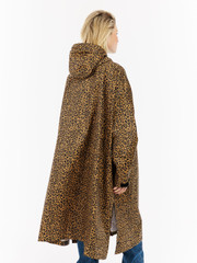 PRTLaugh Leopard outdoor rain poncho