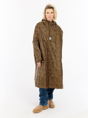 PRTLaugh Leopard outdoor rain poncho