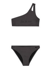PRTYeah JR One shoulder bandeau bikini set