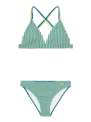PRTTica JR Gestreepte triangel bikini set