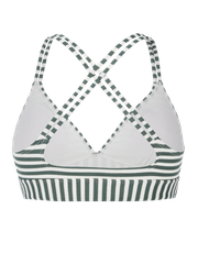 MIXSuperol Striped triangle bikini top