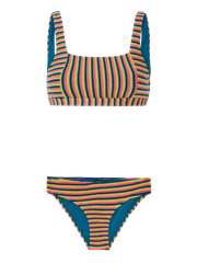 PRTTube Gestreepte bralette bikini set