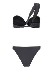PRTBlum One shoulder bandeau bikini set