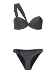 PRTBlum One shoulder bandeau bikini set