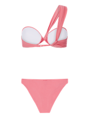 PRTBlum One shoulder bandeau bikini set