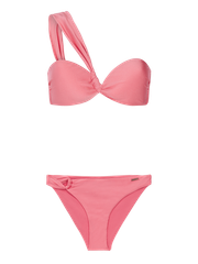 PRTBlum One shoulder bandeau bikini set