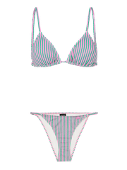PRTChip Gestreifter Triangel-Bikini-Set