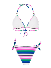 PRTCaley Gestreifter Triangel-Bikini-Set