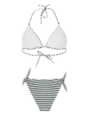 PRTEvans Gestreifter Triangel-Bikini-Set
