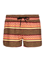 IMAN JR Leopard swim shorts