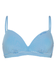 MIXADAIR Striped triangle bikini top