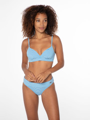 MIXADAIR Striped triangle bikini top