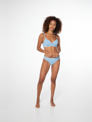 MIXADAIR Striped triangle bikini top