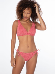 MIXPEARL Leopard triangle bikini top