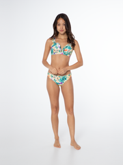 PRTAMBESIA Floral triangle bikini set