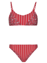 PRTTERESA Floral bralette bikini set