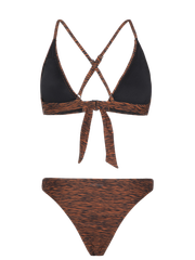 PRTCABO Zebra triangle bikini set
