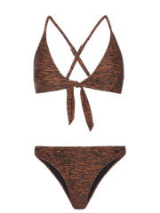PRTCABO Zebra triangle bikini set