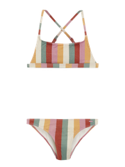 PRTALLEY JR Striped bralette bikini