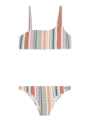 PRTJULIE JR Striped bralette bikini
