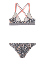 PRTALFA JR Floral triangle bikini set