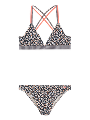 PRTALFA JR Floral triangle bikini set