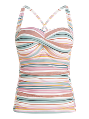 MIXLUSCA Striped tankini top