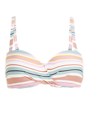 MIXPUNK 23 Striped underwire bikini top